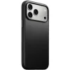 iPhone 18 Pro Max / 17 Pro Max čierne kožené ochranné puzdro Nomad Modern Leather Case thumbnail