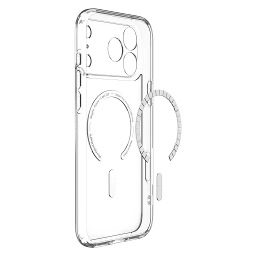 Apple iPhone 18 Pro Max / 17 Pro Max átlátszó narancssárga Spigen Ultra Hybrid MagSafe tok - 11