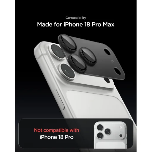 Apple iPhone 18 Pro Max tmavosivý Spigen Glass tR EZ Fit Optik Pro XL 1 ks - 11