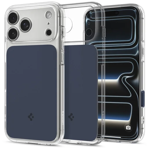 Apple iPhone 18 Pro / iPhone 17 Pro matt kék Spigen Ultra Hybrid T MagSafe tok - 1