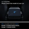 Tesla Model Y / Model 3 Átlátszó Spigen Glas.tR Slim matt hátsó tükröződésmentes edzett üveg kijelzővédő thumbnail