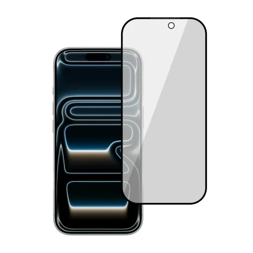 iPhone 18 Pro Tel Protect 10X Privacy betekintésgátló, DLC bevonatú edzett üveg - 2
