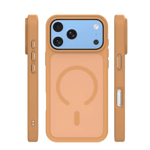 iPhone 17 Pro és iPhone 18 Pro barna TFO Mag Matt MagSafe telefontok - 2
