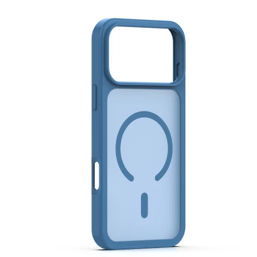 iPhone 17 Pro Max / 18 Pro Max sötétkék TFO Mag Matt MagSafe tok - 3