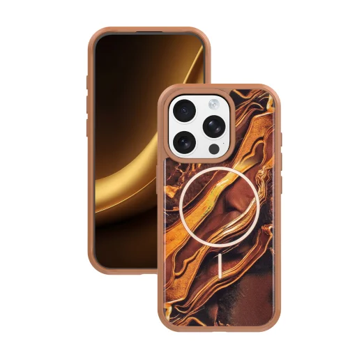 iPhone 14 Pro hnedý TFO Golden Autumn MagSafe zadný kryt - 1