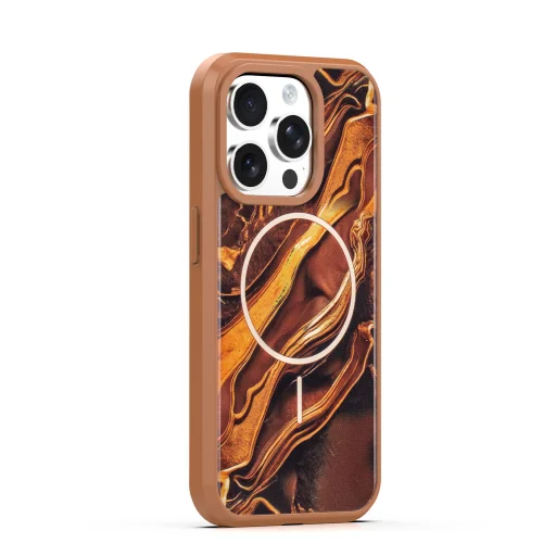  iPhone 14 Pro barna TFO Golden Autumn MagSafe hátlap - 2