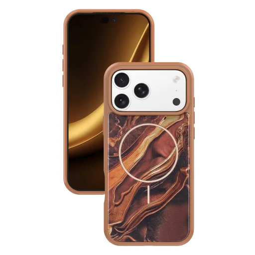  iPhone 17 Pro Max / 18 Pro Max barna TFO Golden Autumn MagSafe telefontok - 1