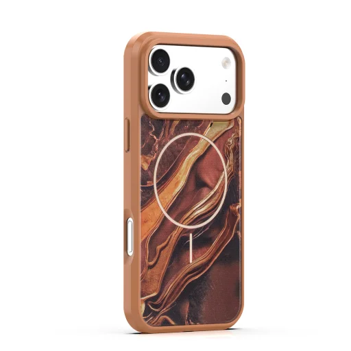  iPhone 17 Pro Max / 18 Pro Max barna TFO Golden Autumn MagSafe telefontok - 2