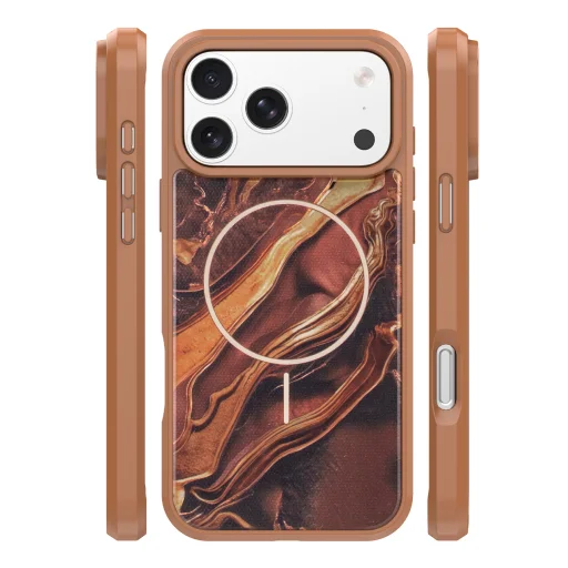  iPhone 17 Pro Max / 18 Pro Max barna TFO Golden Autumn MagSafe telefontok - 3