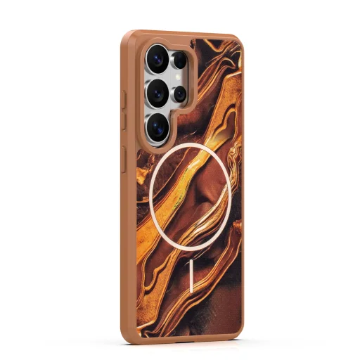 Samsung Galaxy S26 Ultra hnedé puzdro TFO Golden Autumn MagSafe - 2