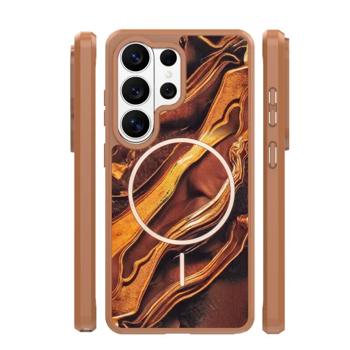 Samsung Galaxy S26 Ultra hnedé puzdro TFO Golden Autumn MagSafe - 3