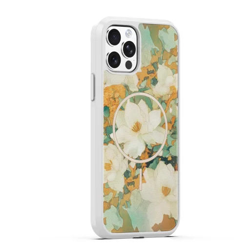  Apple iPhone 12 / 12 Pro szürke TFO Golden Autumn MagSafe tok - 2