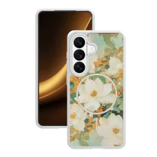  Samsung Galaxy S25 szürke TFO Golden Autumn MagSafe telefontok
