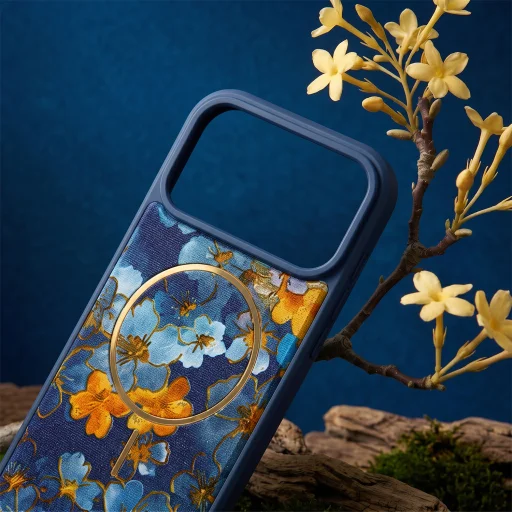  Apple iPhone 14 Pro sötétkék TFO Golden Autumn MagSafe kompatibilis védőtok - 6