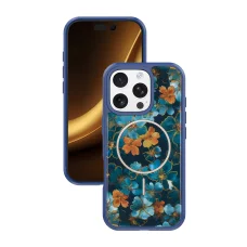 Apple iPhone 16 Pro Max tmavomodré puzdro TFO Golden Autumn MagSafe