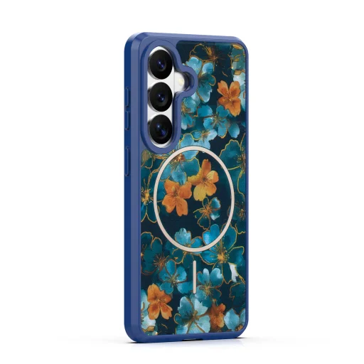 Samsung Galaxy S25 tmavomodrý kryt TFO Golden Autumn MagSafe - 2
