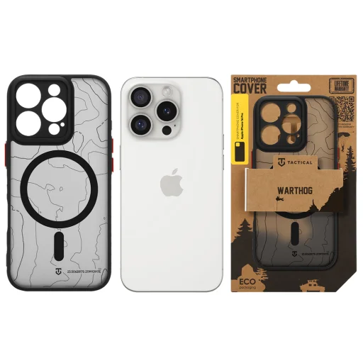 Ochranný kryt Tactical MagForce Warthog pre Apple iPhone 16 Pro, asfaltovosivý - 6