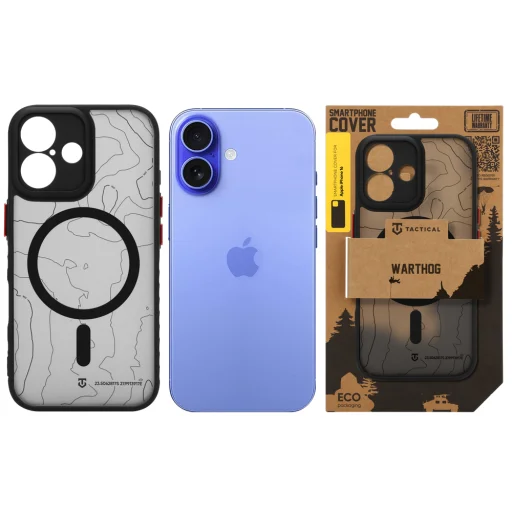 Apple iPhone 16 asfaltovo sivý Tactical MagForce Warthog zadný kryt - 6