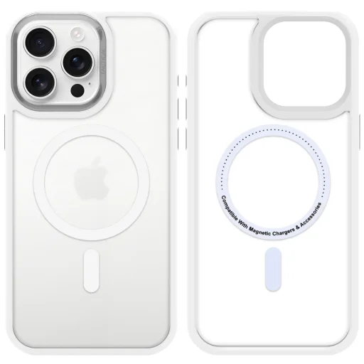 Apple iPhone 16 Pro Max snehovobiely Tactical MagForce Hyperstealth 3.0 ochranný kryt - 5