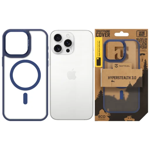 Puzdro Tactical MagForce Hyperstealth 3.0 pre Apple iPhone 16 Pro Max tmavomodré - 6