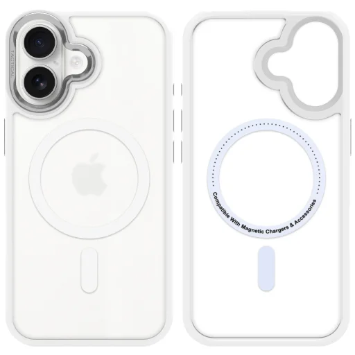 Apple iPhone 16 snehovobiely Tactical MagForce Hyperstealth 3.0 zadný kryt - 5
