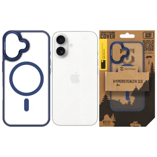 Apple iPhone 16 tmavomodrý Tactical MagForce Hyperstealth 3.0 ochranný kryt - 6