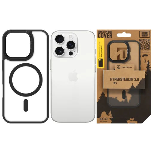 Apple iPhone 16 Pro asfaltovo sivý Tactical MagForce Hyperstealth 3.0 ochranný kryt - 6
