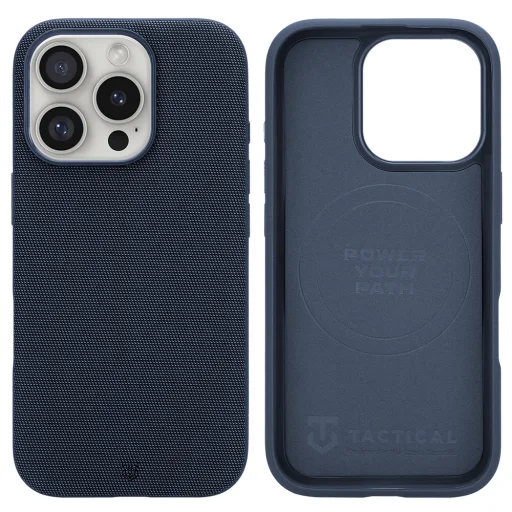 Tactical MagForce WEARe MagSafe zadný kryt pre Apple iPhone 16 Pro, modrý - 5