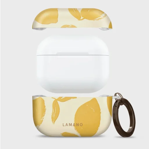 Apple AirPods Pro 3 Lemon Haze Tech-Protect Lamano puzdro na slúchadlá s karabínou - 5