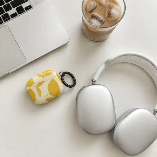 Apple AirPods Pro 3 Lemon Haze Tech-Protect Lamano puzdro na slúchadlá s karabínou - 8