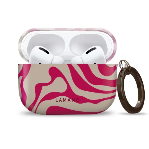 Apple AirPods Pro 3 Flamingo Bloom Tech-Protect Lamano fülhallgató tok - 2