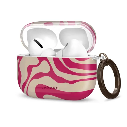 Apple AirPods Pro 3 Flamingo Bloom Tech-Protect Lamano fülhallgató tok - 1