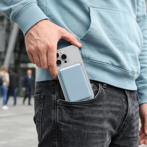 Etteri univerzálny MagSafe držiak na karty, blankytne modrý - 6