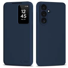 Samsung Galaxy S26 FE tmavomodré knižkové puzdro Tech-Protect Smart Wallet