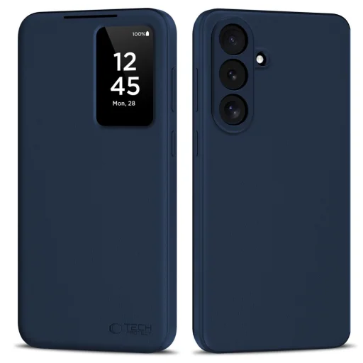 Samsung Galaxy S26 FE tmavomodré knižkové puzdro Tech-Protect Smart Wallet - 1
