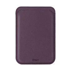 Etteri univerzálny MagSafe držiak na karty s RFID ochranou, tmavobordový