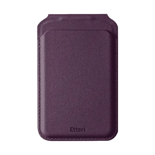 Etteri Trio Mag MagSafe držiak na karty a stojan, tmavočerešňový - 1