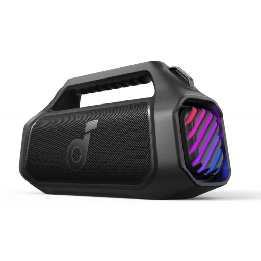 Anker SoundCore Boom 2 Plus New Version hordozható Bluetooth hangszóró, 140W, vízálló, fekete - 1
