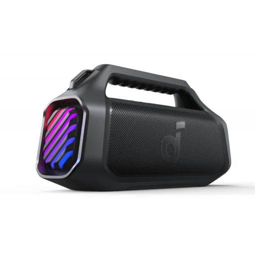 Anker SoundCore Boom 2 Plus New Version hordozható Bluetooth hangszóró, 140W, vízálló, fekete - 3