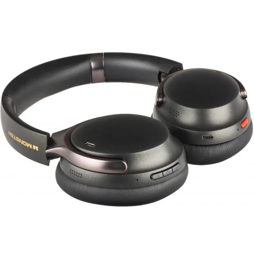 Monster QuiteFit V3 bezdrôtové Bluetooth slúchadlá s potlačením hluku, čierne - 2