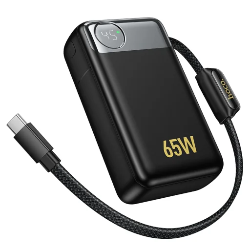 Powerbanka Hoco Q53, 12000 mAh, 65W, rýchle nabíjanie QC a PD, čierna - 3