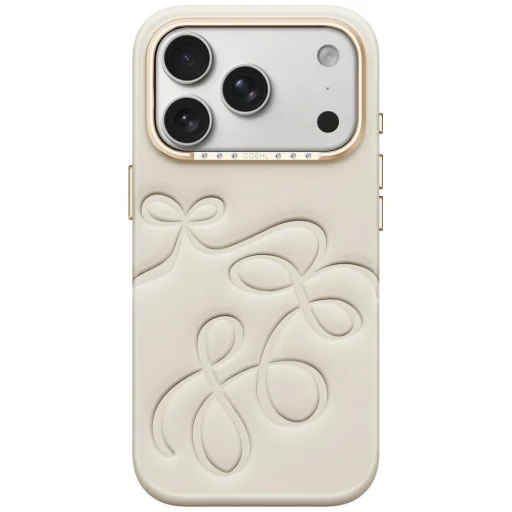 Apple iPhone 18 Pro / 17 Pro béžový UNIQ Coehl Cloude magnetický zadný kryt - 1