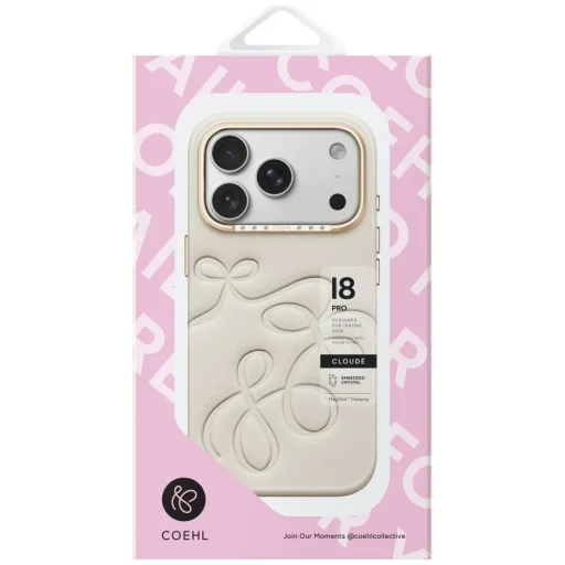 Apple iPhone 18 Pro / 17 Pro béžový UNIQ Coehl Cloude magnetický zadný kryt - 5