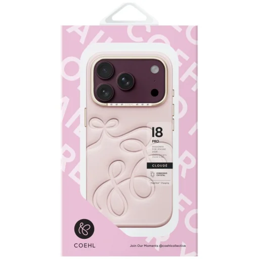 Apple iPhone 18 Pro / 17 Pro ružové UNIQ Coehl Cloude puzdro pre magnetické nabíjanie - 5