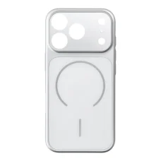 iPhone 18 Pro / 17 Pro strieborné puzdro Make 18 kompatibilné s MagSafe