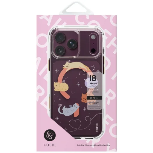 Apple iPhone 18 Pro Max / 17 Pro Max ružový UNIQ Coehl Elysie magnetický zadný kryt (Whiskered Dreams) - 5