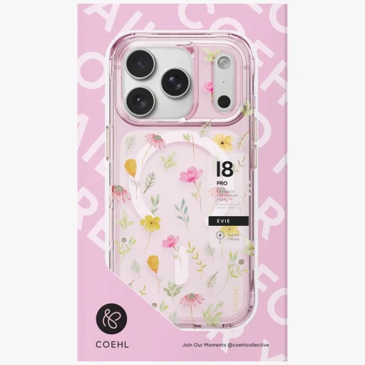 iPhone 18 Pro / 17 Pro ružový UNIQ Coehl Evie magnetický zadný kryt - 4