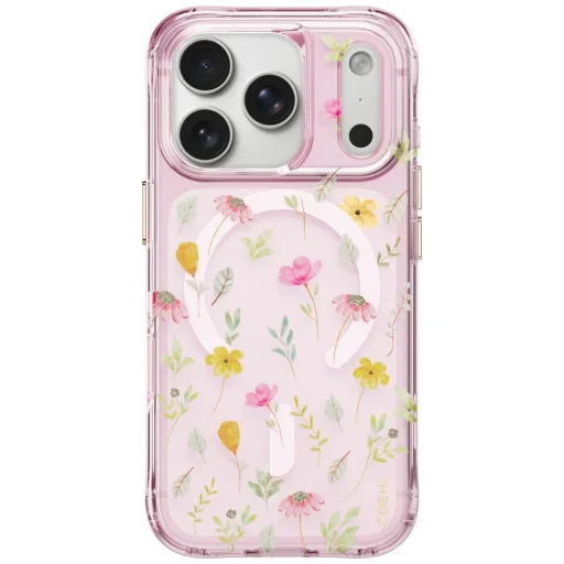 iPhone 18 Pro / 17 Pro ružový UNIQ Coehl Evie magnetický zadný kryt - 1