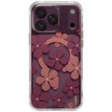 iPhone 18 Pro Max / 17 Pro Max bordový UNIQ Coehl Mila magnetický zadný kryt