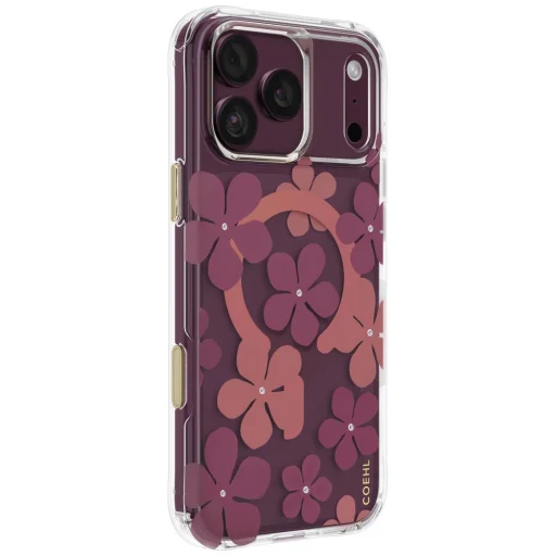 iPhone 18 Pro Max / 17 Pro Max bordový UNIQ Coehl Mila magnetický zadný kryt - 2